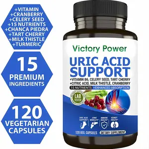 Uric acid support formula: 15 nutrients naturally detoxify and protect the liver, kidneys, and urinary tract!