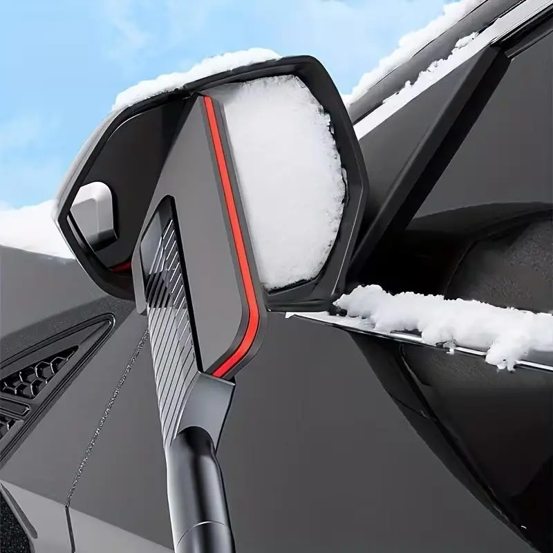 Car Snow Shovel, Portable Ice Scraper, Durable Extendable Snow Removal Tool, Winter Outdoor Ski Gear, Window De-Icer, Snowmobile Snow Remover
