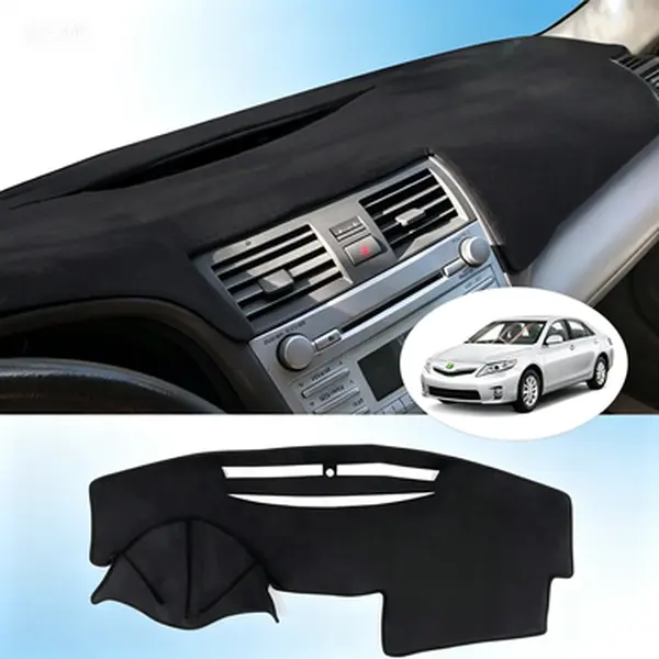 Premium Dashboard Cover for Toyota Camry 2007-2011, Non-Slip Carpet Mat, Sun Protection Sunshield, Fade-Resistant Washable Pad with Effective Ventilation, Heat Dissipation, Fits Dashboard & Avoids Cracking