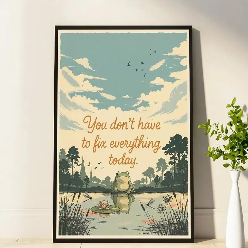 Mental Health Poster, Therapy Posters,Therapy Quotes Decor,Therapy Support Wall Art,Emotional Regulation,School Mental Health, Inspirational