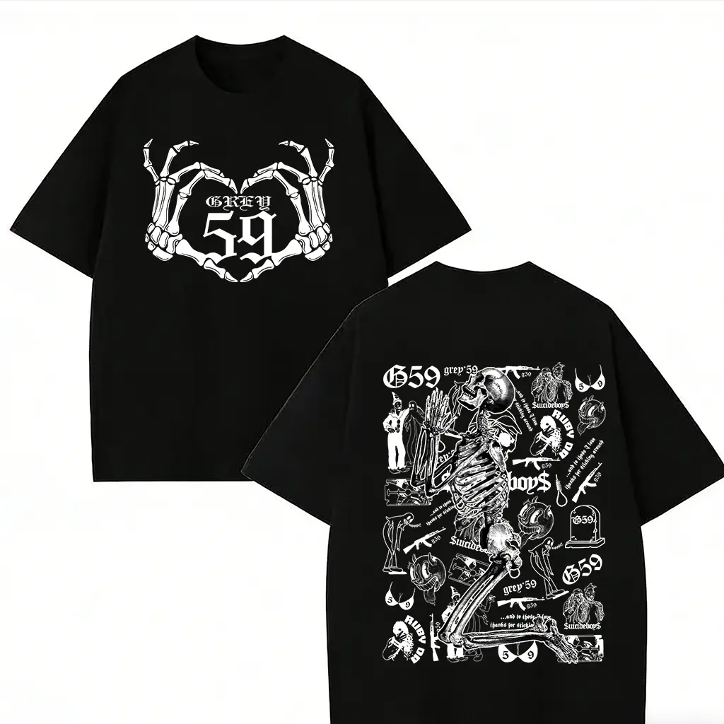 Grey59s Kill Yourself Fans G59 Devotees graphic tees funny cotton t shirt Easy Care Machine Wash Safe Top Trending Classic Gift y2k  fashion