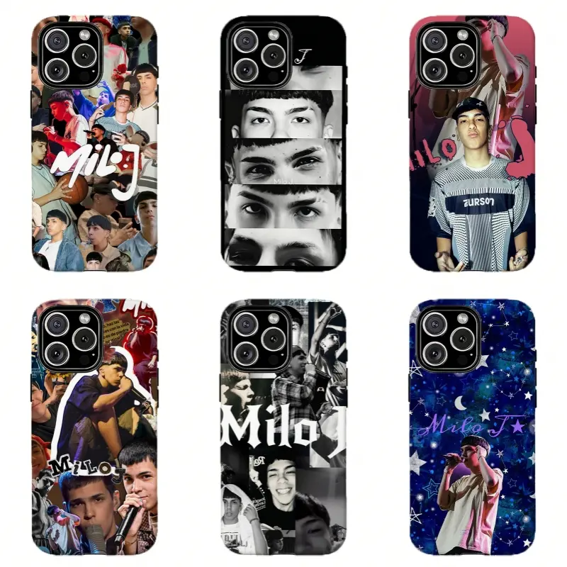 M-Milo J Collage Phone Case,Spanish Hip Hop Music Lover Gift,For iPhone 17 Pro Max 16 15 14 13 12 11 8 7 Plus Pro Max/X/XS/XR and for Samsung S21 S22 S23 S24 S25 S26 Fe/Plus/Ultra,Best Gift Idea For Yourself, Partner,Family&Friends, Protection Casing