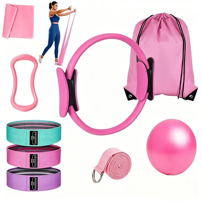 Shaping Pilates Set, Multifunctional Pilates, Multi-Functional Home Trainer, Pilates Training Equipment, Indoor Yoga Sculpting Kit, Portable Pilates Equipment, Flexibility Workout Gear