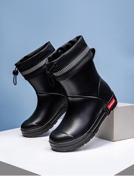 Men's & Women's High-Quality Anti-Slip Rain Boots with Cuff, Waterproof Kitchen Shoes, Garden Shoes, Motorcycle Boots, Fishing Shoes