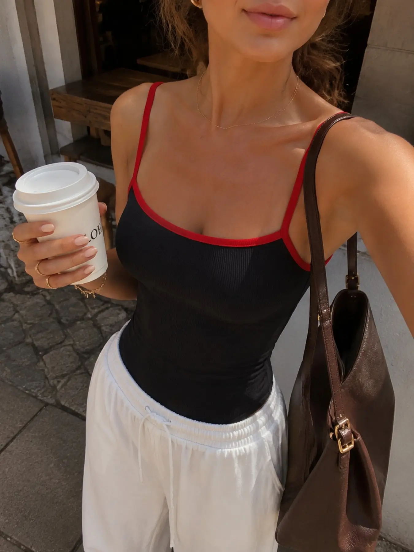 Women's Sexy Colorblock Backless Bodycon Summer Romper, Available in Yellow, Blue, Pink and White, Thin Straps Sleeveless Outer Top
