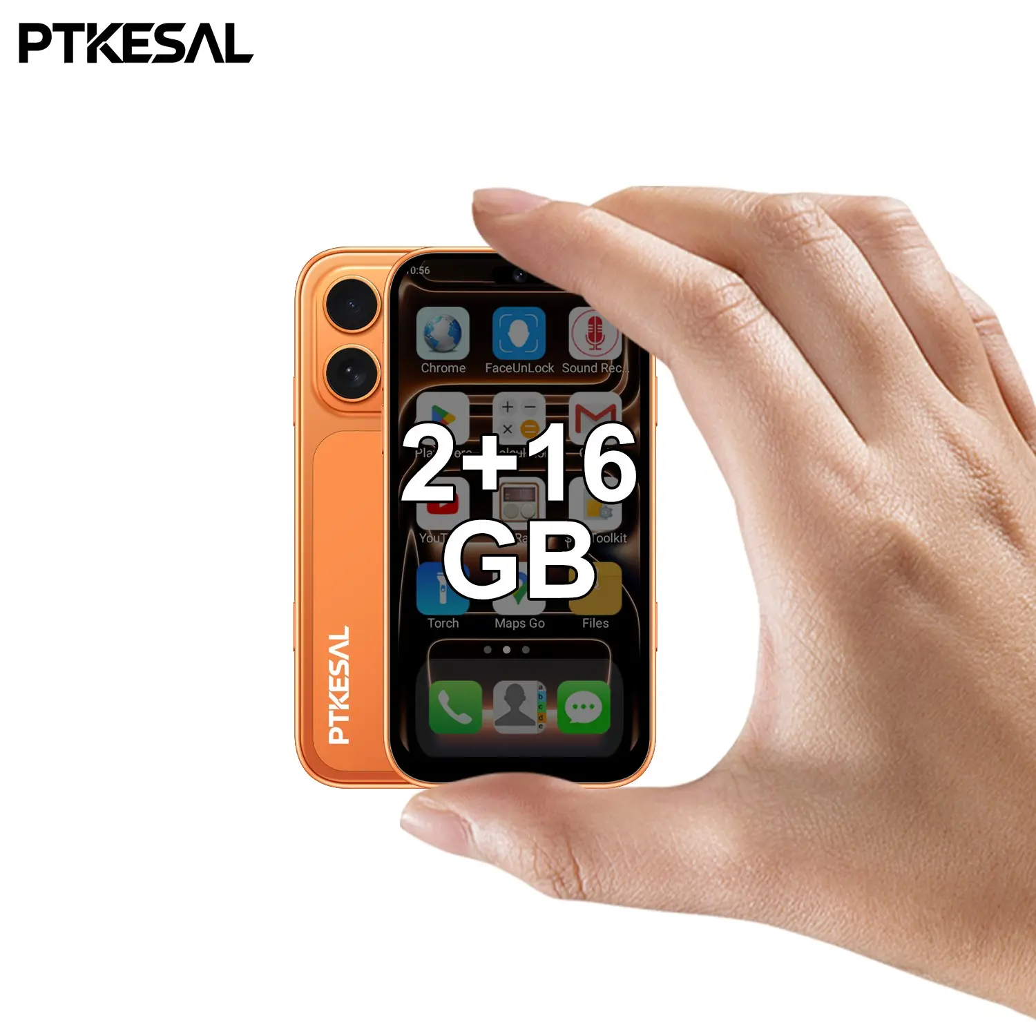 Mini Phone Android 10.0, 2gb RAM 16GB Storage, 3.75 Inch Screen, Bluetooth-compatible WiFi, Dual Sim, Portable Smart Device