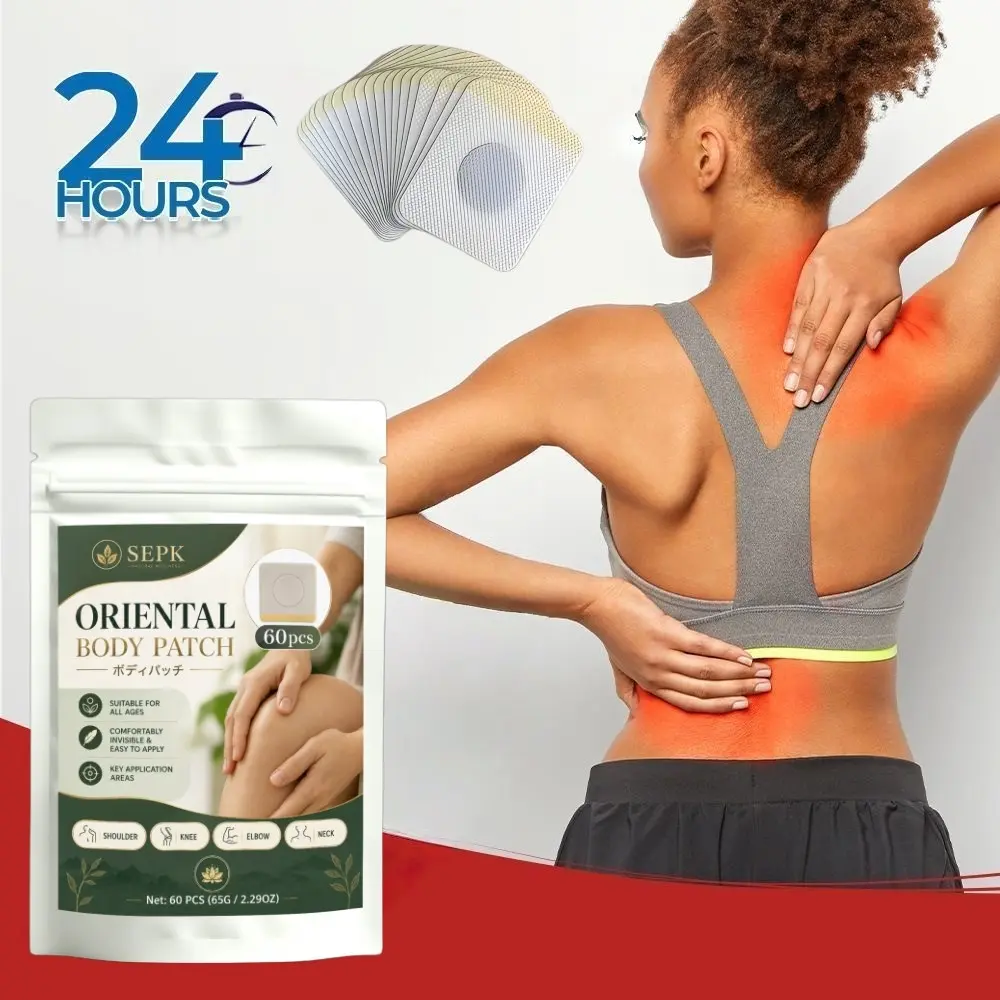 Ultra-Thin Breathable Recovery Tape for Abdomen, Buttocks, Thighs, Ankles, Neck, Elbow, Comfortable Invisible, Alcohol-Free, 60 Pieces/65g, All Skin Types