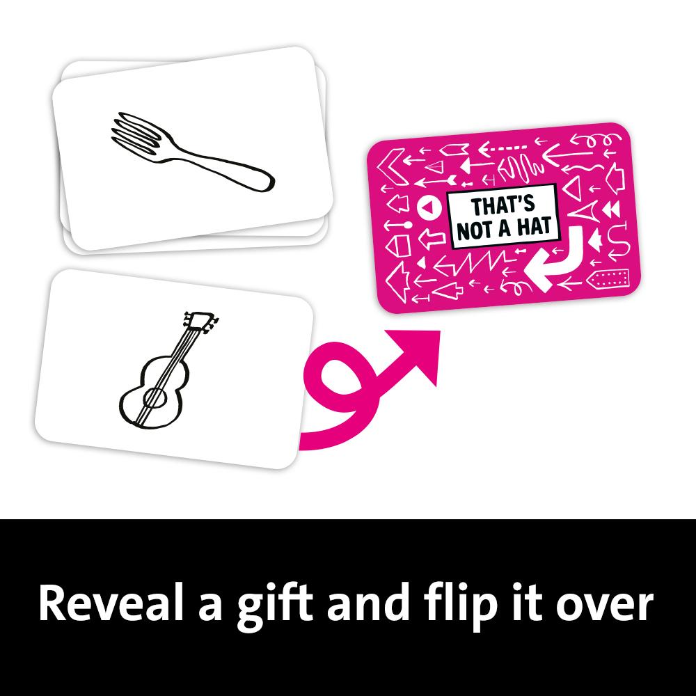 That’s Not a Hat Board Game Happy Party Game Set with Basic and Extended Card for  3-8 Players All Ages-Fun Bluffing & Memory