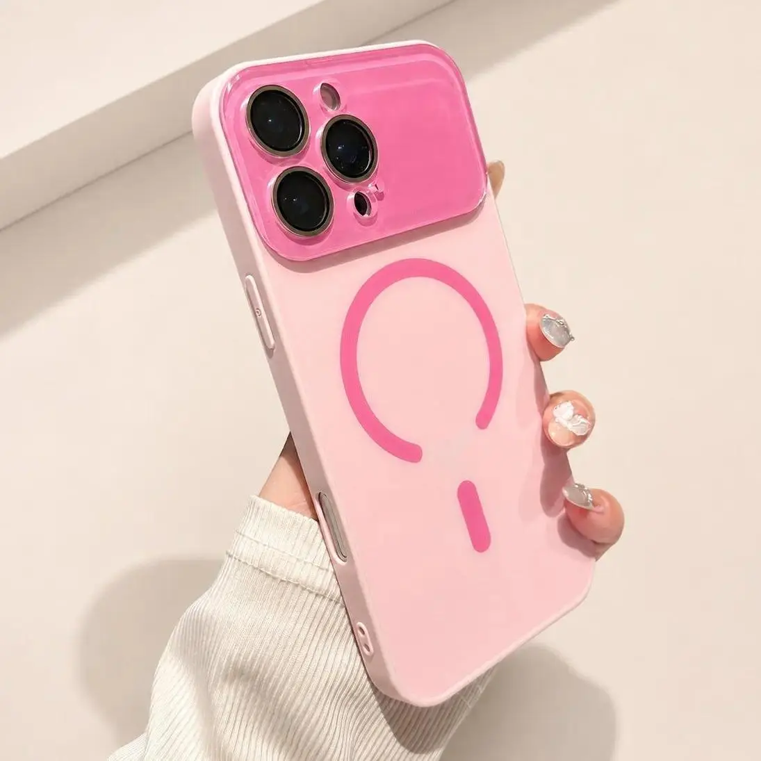 Magnetic Matte Phone Case - Translucent Soft Skin Feel Cover, Full Camera Lens Protector Shockproof For iPhone 17 Pro Max 17 Pro 16 15 14 13 Pro Max Pro Plus