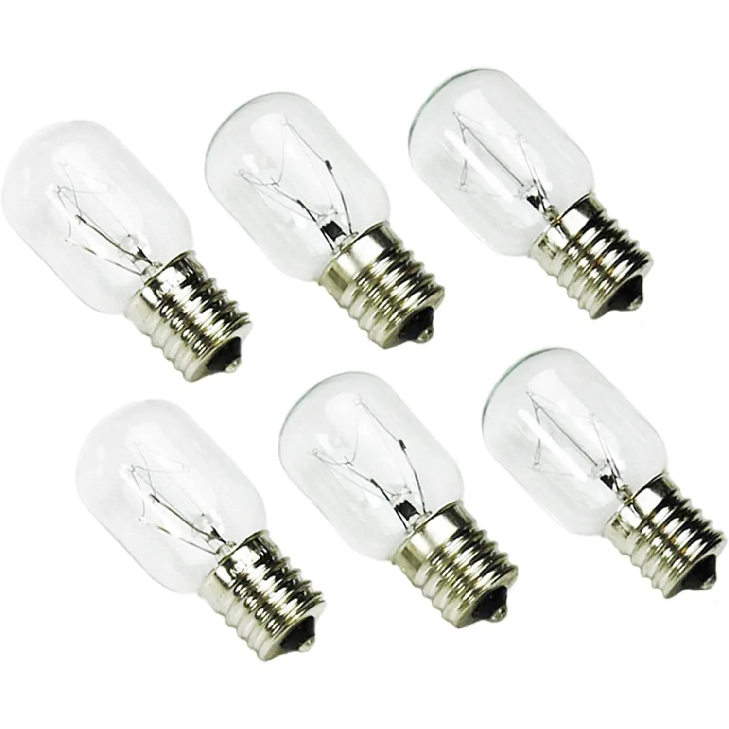 Microwave Light Bulbs Under Hood 40 Watt 125V E17 Base Appliance Light Bulbs for Microwave,Oven,Refrigerator,Lava Lamp - 8206232A Bulb Replacement,2Pack