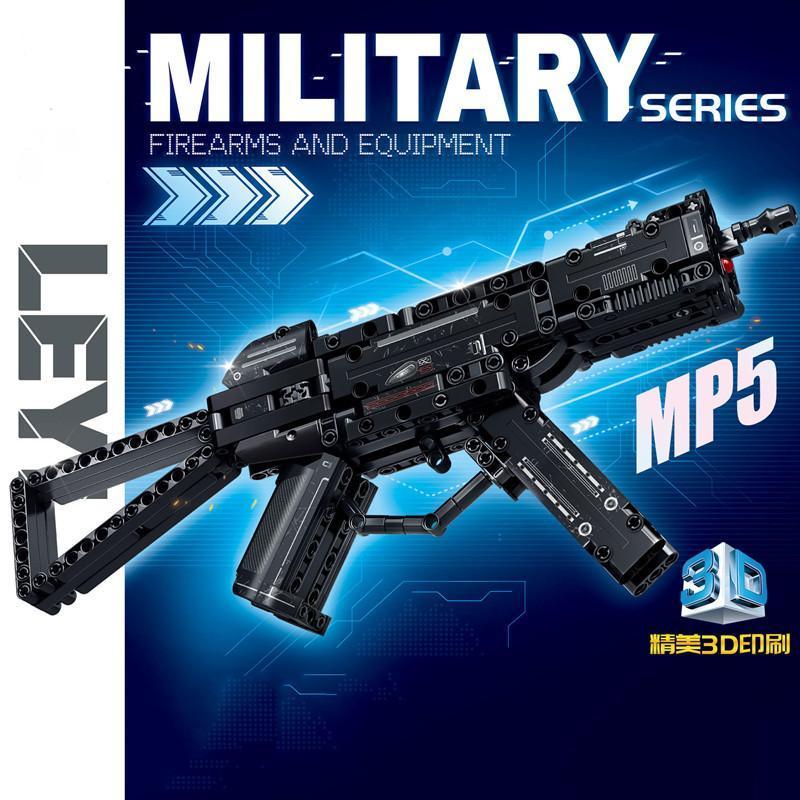 Building blocks toy gun can fire bullets 98k weapons AWM kids assembled pistol boys CS shooting game enthusiasts gift AK47 MP5