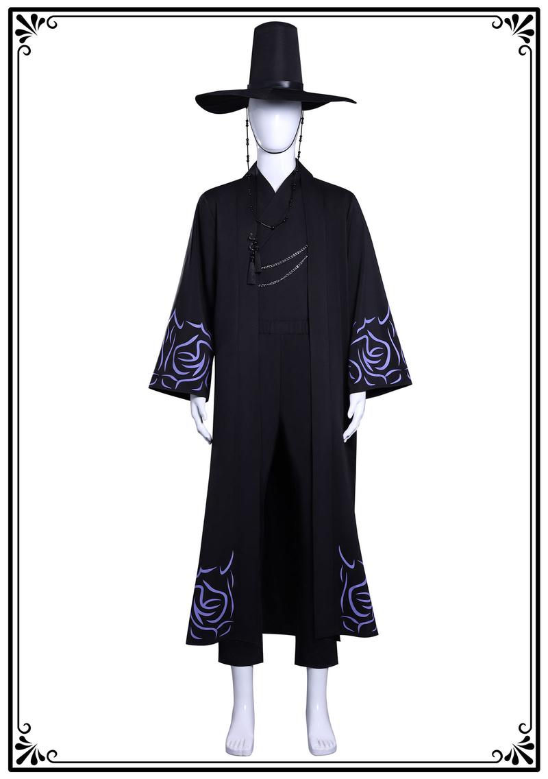 New Korean Wave Girl Group Kpop Demon Slayer Girl Group Cosplay Costume Demon Boy Group Male Lead Performance Cosplay