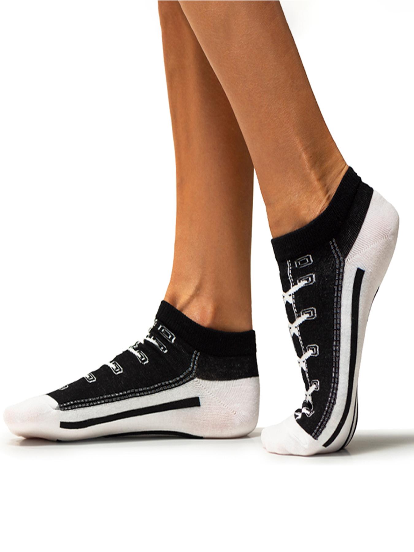 Men's Graphic Ankle Socks, Casual Comfy Breathable Low Cut Knitted Socks for Daily Wear, 5 Pairs Knit Anklets for Men, Summer Men's Socks & Hosiery