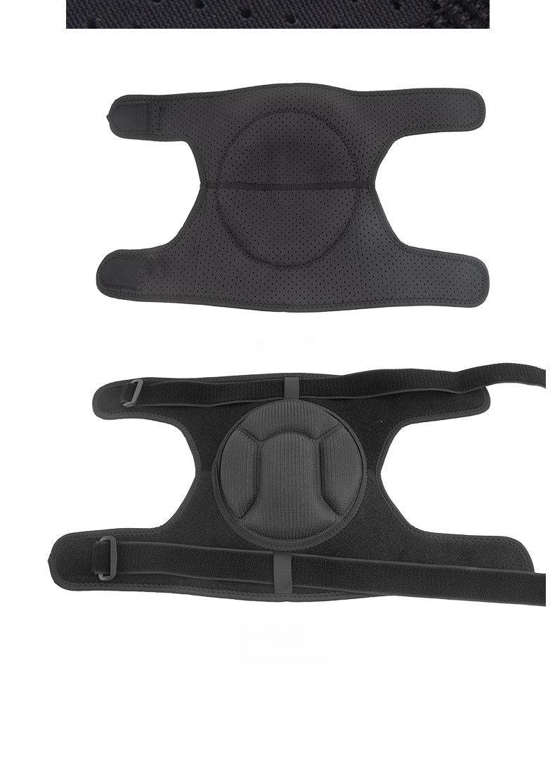 Black High-Density Foam Knee Pads for Sports & Activities - Adjustable Strap, Comfortable & Breathable, Ideal for Dancing, Roller Skating, Cycling, and More, Sports Protection Gear|Adjustable Strap Knee Pads|Breathable Fabric