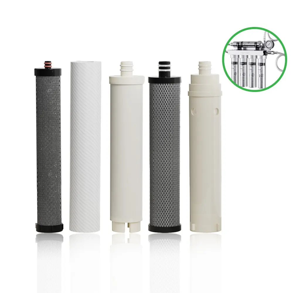 Under-Sink Water Purifier Filter Cartridge, Compatible with Vortopt U2 Stainless Steel Water Purifier, Essential Filter Replacements