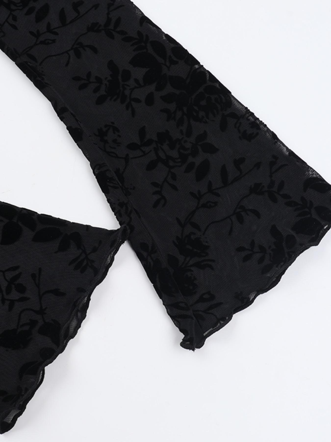 2026 New Fashion Chiffon Blouse, Elegant Ruched Flare Sleeve Top, Slim-Fitting Casual Style, Spring & Fall Wear