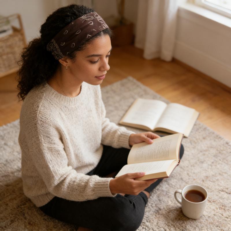 Yoga Elastic Sports Headband, Solid Color Non-Slip Sweat-Absorbent Hairband for Fitness, Hair Tie Headscarf