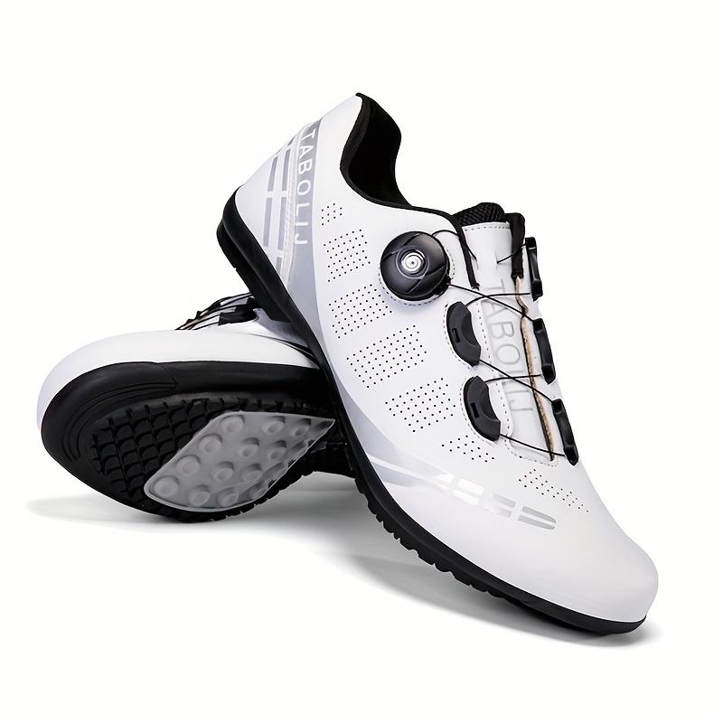 Sneakers, Rubber Sole Clip-less Universal Cycling Shoes for Men and Women, Non-locking Hard Sole Bike Shoes with Boost