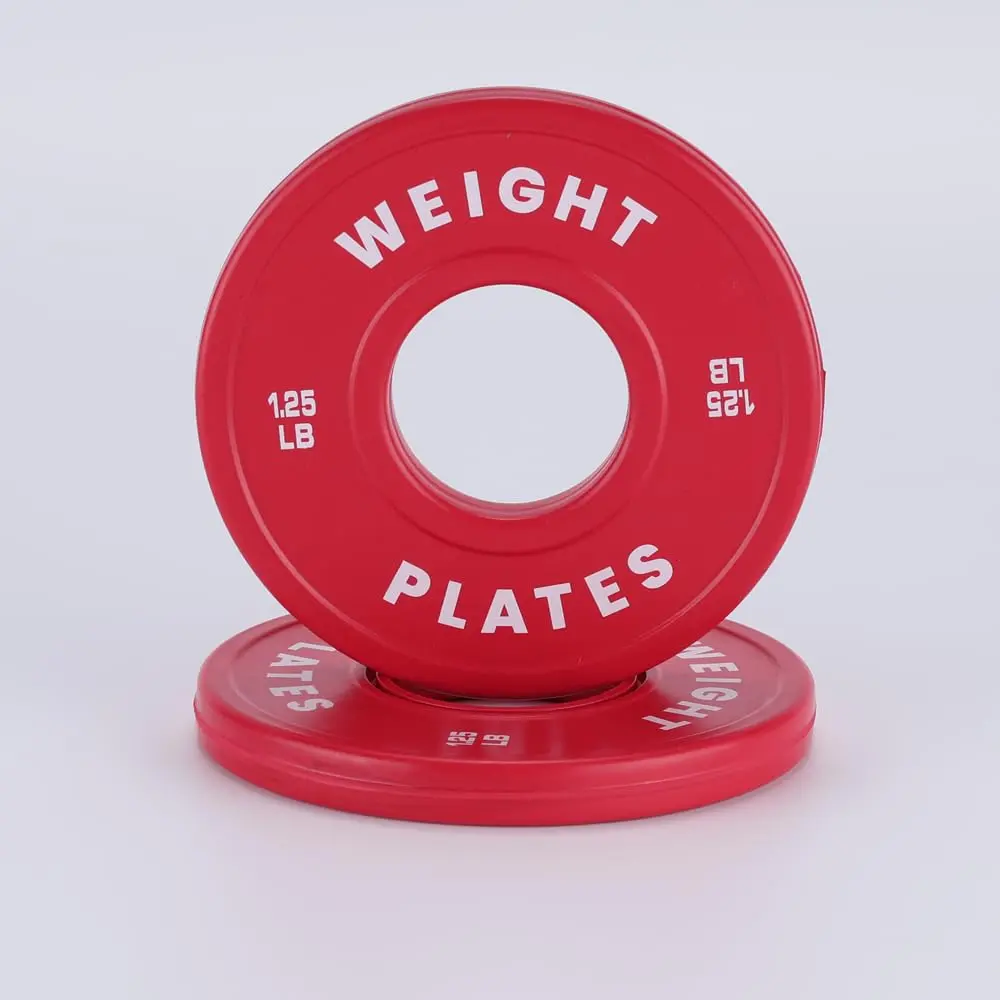 Durable 2-Inch Rubber-Coated Steel Plates Set – 1.25LB to 37.5LB Pairs, Fractional Weight Plates for Weightlifting, Strength Training Home & Gym – Multiple Options