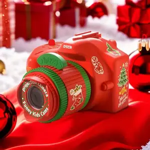 Christmas Projection Camera Set, Indoor Creative Fun Toy, Christmas Gift, Kids' Festival Gift, Graduation Season Gift, Holiday Present