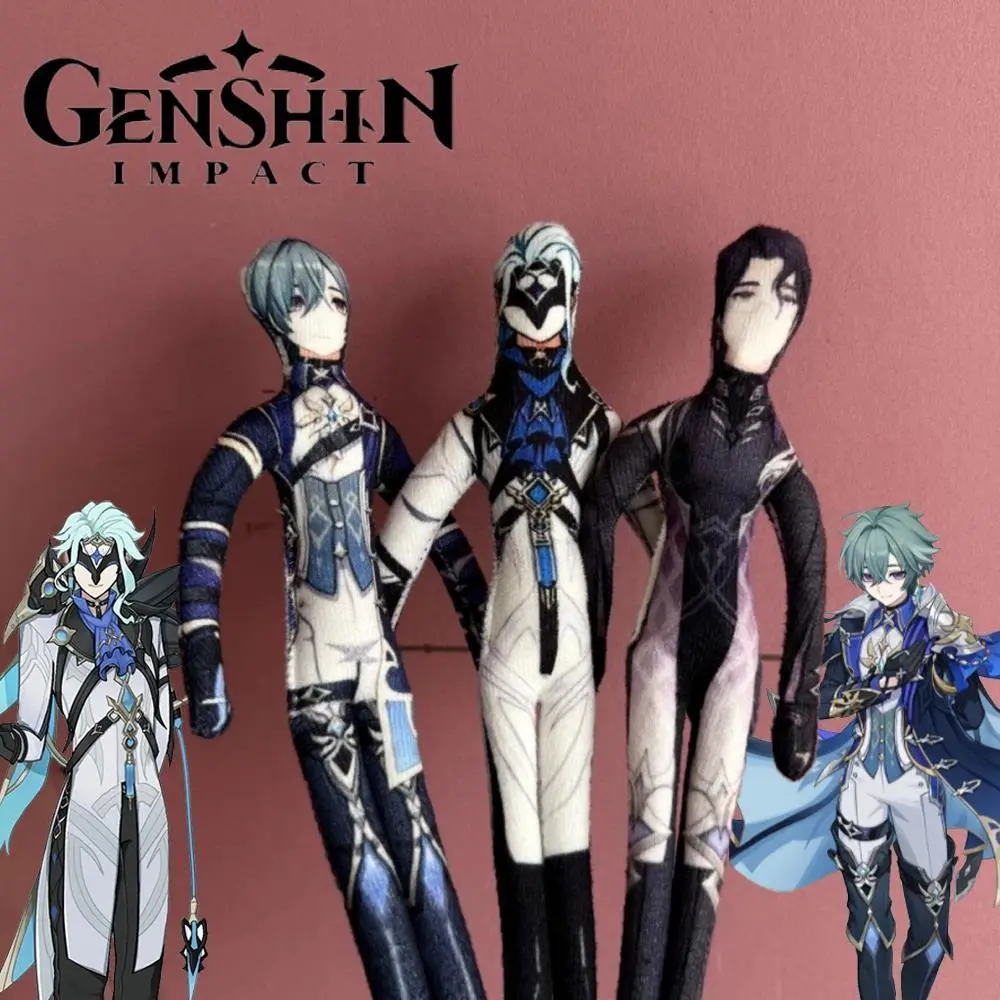 Game Genshin Impact The Doctor Il Dottore Pantalone Regrator Lohen​ Cosplay Doll Plush Stuffed Dolls Abstract Twistable Props