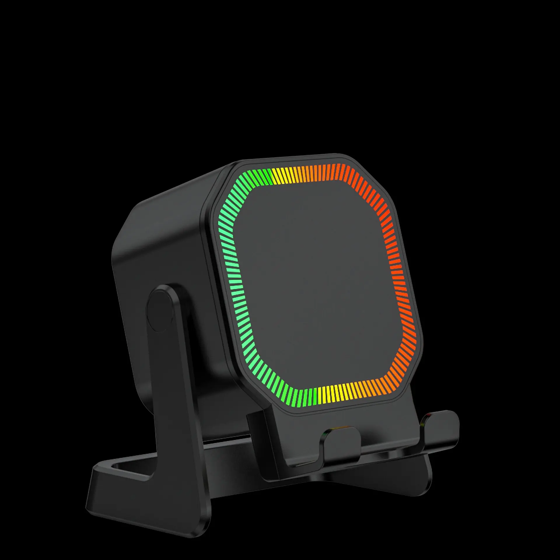 Wireless Bluetooth-compatible Speaker 5-In-1 Phone Stand with Colorful LED Lights, 300° Foldable, Compatible with Tablets iPhone Android, Gift Idea