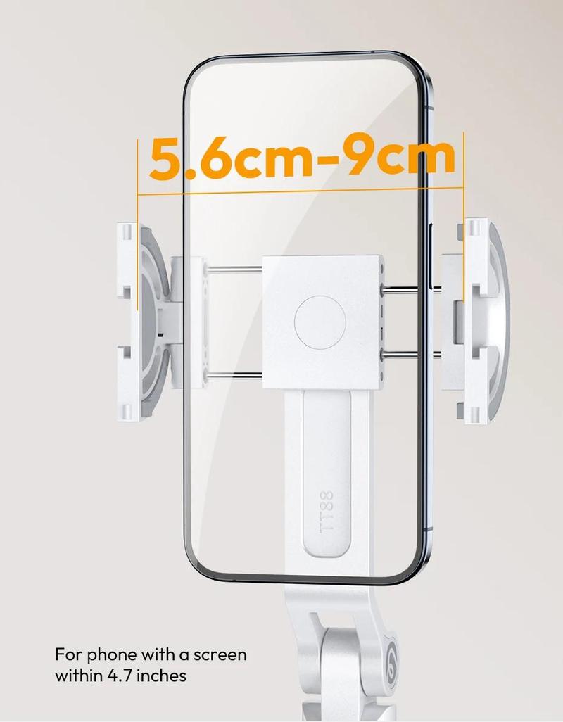 Ulanzi TT88 Overhead Selfie Stick 1.44M with MagSafe Clamp Photograph Tripod for Phone Livestreaming Vlog with Remote Control