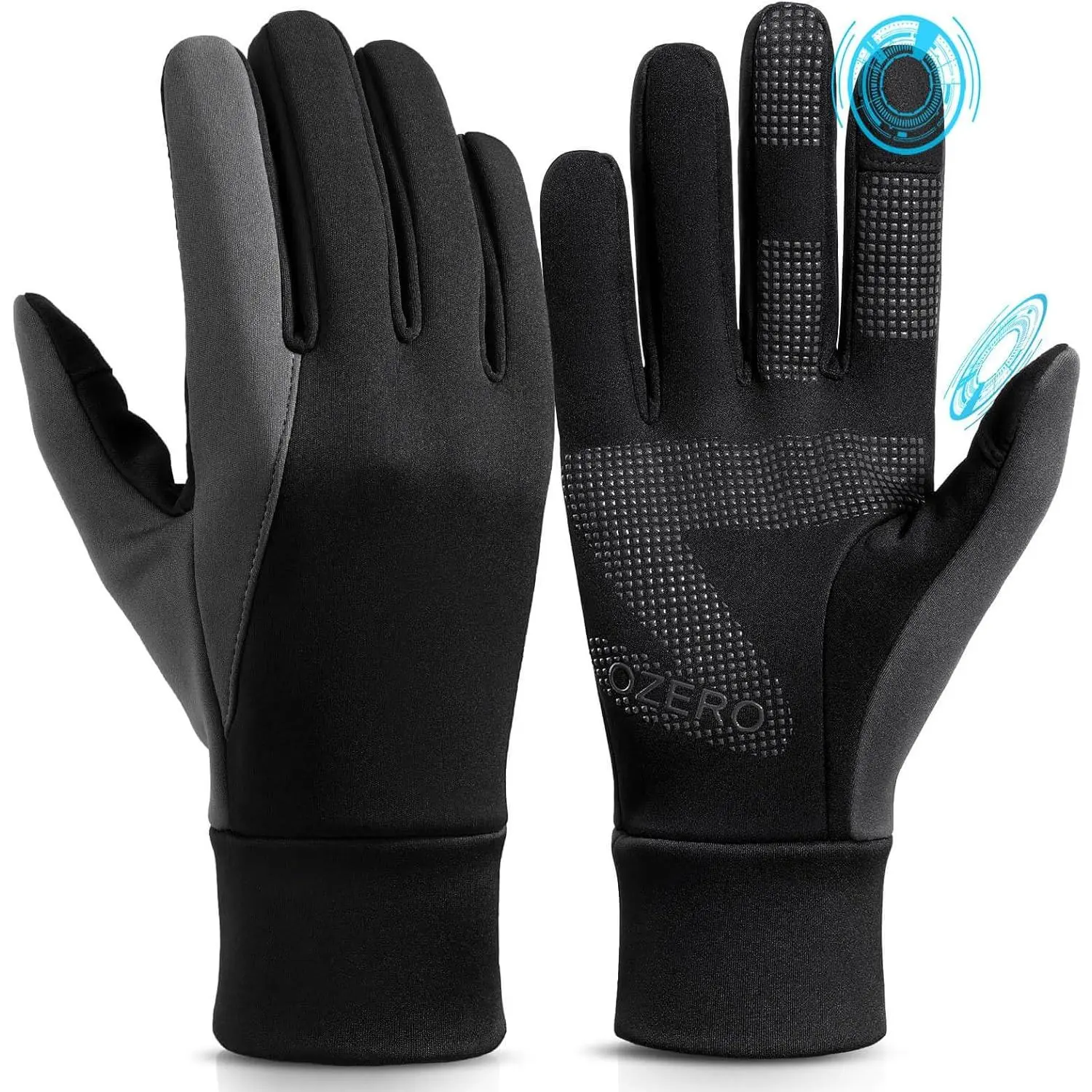 Winter Touchscreen Gloves  Men: Warm Running Gloves Windproof Water Resistant - Lightweight Thermal Glove  Hiking Cycling Driving