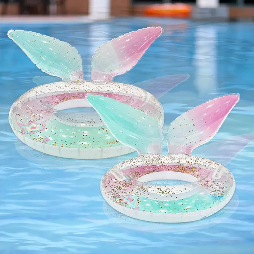 Circular Inflatable Swim Ring - Durable Reliable Adult-Size Pool Float for Sports, Relaxation, Water Activities, Beach Days & Rivers Use