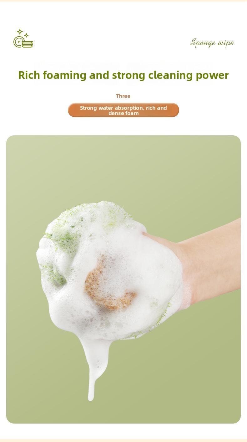 [3-Pack] Kitchen Cleaning Cloth, Imitation Avocado Cleaning Cloth, Soft Thickened Cleaning Cloth, Sponge Absorbent Dish Towel, Non-Shedding Quality Item