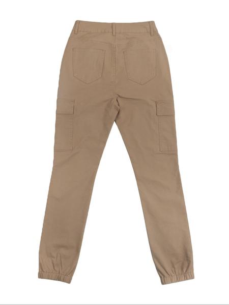 GILIPUR Y2K Khaki Textured Work Pants With Multiple Pockets, Slim-Fit, For Summer And Autumn,Women's slim fit sports pants，Skinny Pants,Deals For You Days,Spotlight Finds,summer,shop now,casual ,all sizes,fits all sizes,ladies,this summer,get yours now,ge