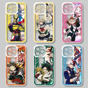 My Hero Academia Anime Theme for iPhone 17,16,15,14,13,12,11,Pro,Max,Plus Phone Cover Soft Transparent Back Cover