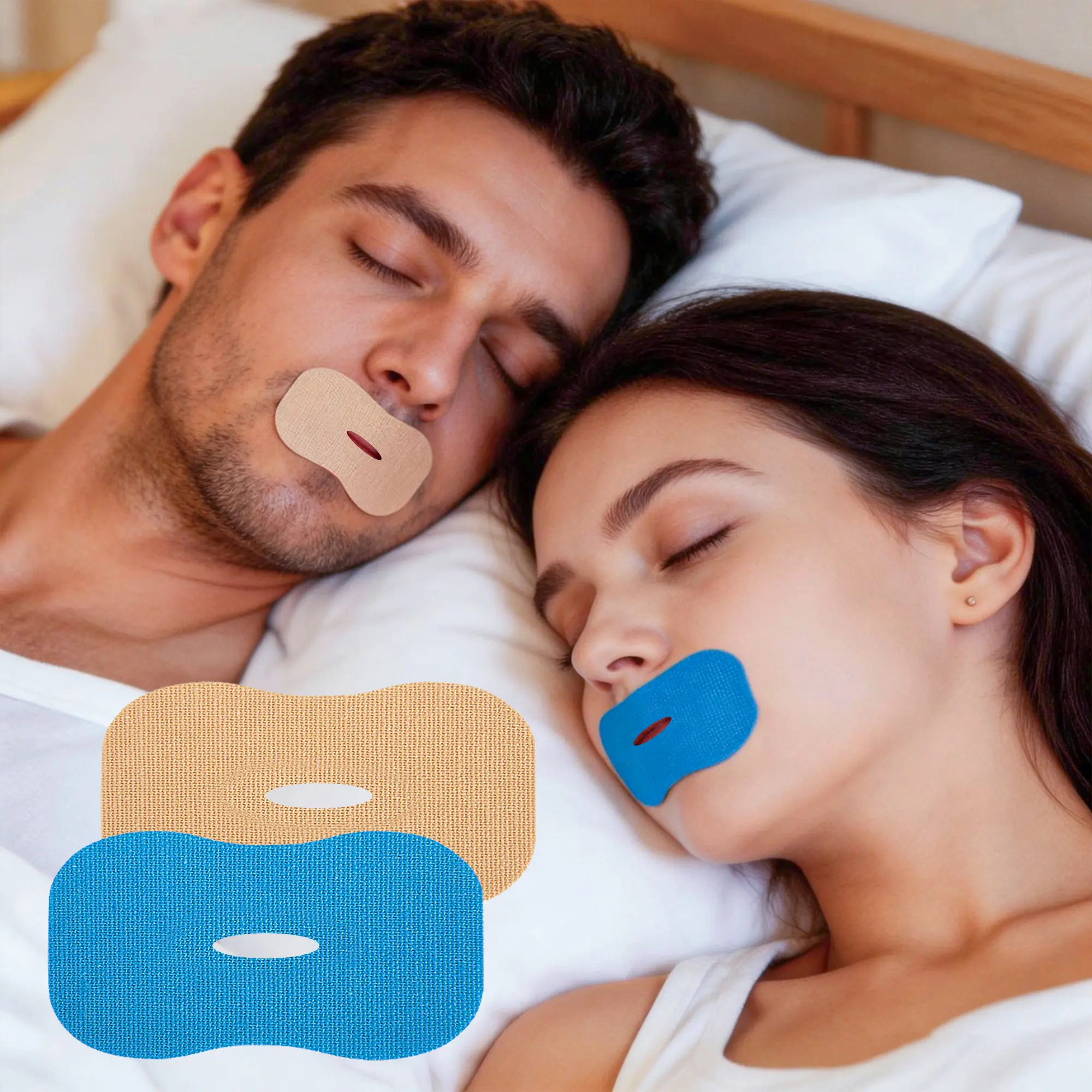 60pcs Mouth Tape for Adults & Kids, Anti Snoring Sleep Aid, Corrects Mouth Breathing, Prevents Dry Mouth, Improves Sleep Quality & Reduces Oral Discomfort, No Residue Comfortable Closed Mouth Strips for Night Use
