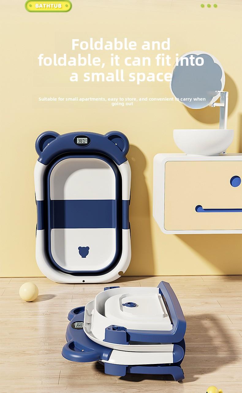 Must-Have Baby Essential!Collapsible Bath Tub for Sit & Lay Bathing