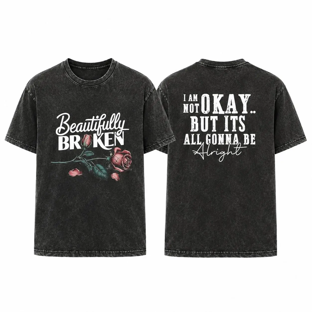 Beautifully Broken Graphic Tee Sweatshirt Hoodie for Men and Women Casual Fleece Fabric Country Music Design Perfect for Daily Wear