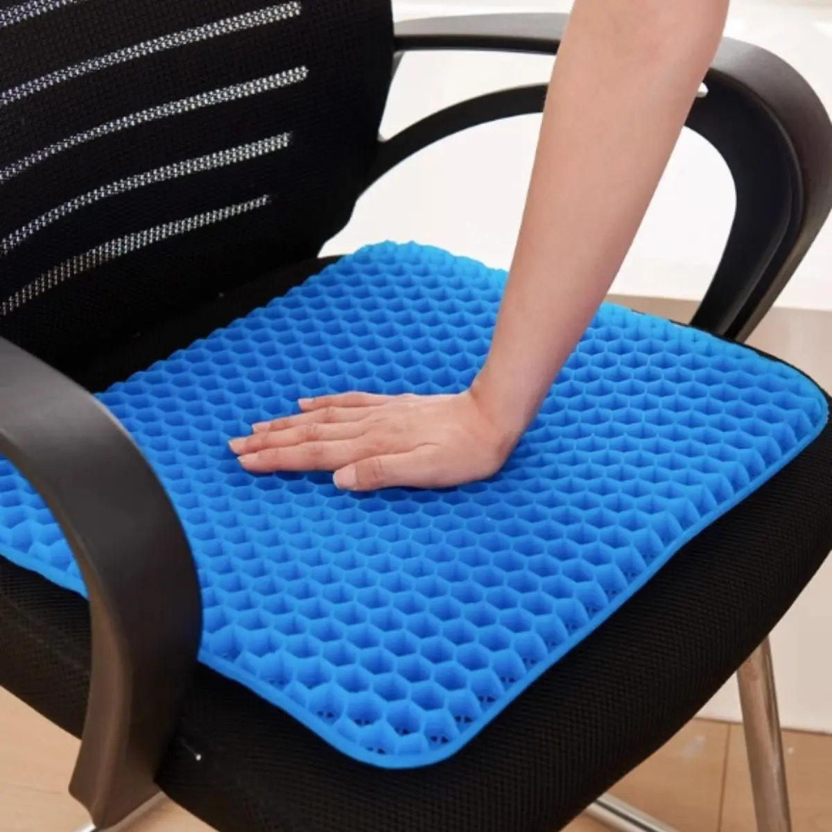 Gel Cushion for Long Sitting, Thick Cooling Design, Relieves Back/pelvis/sacral Nerve/tailbone Pain, Office Chair/car Use