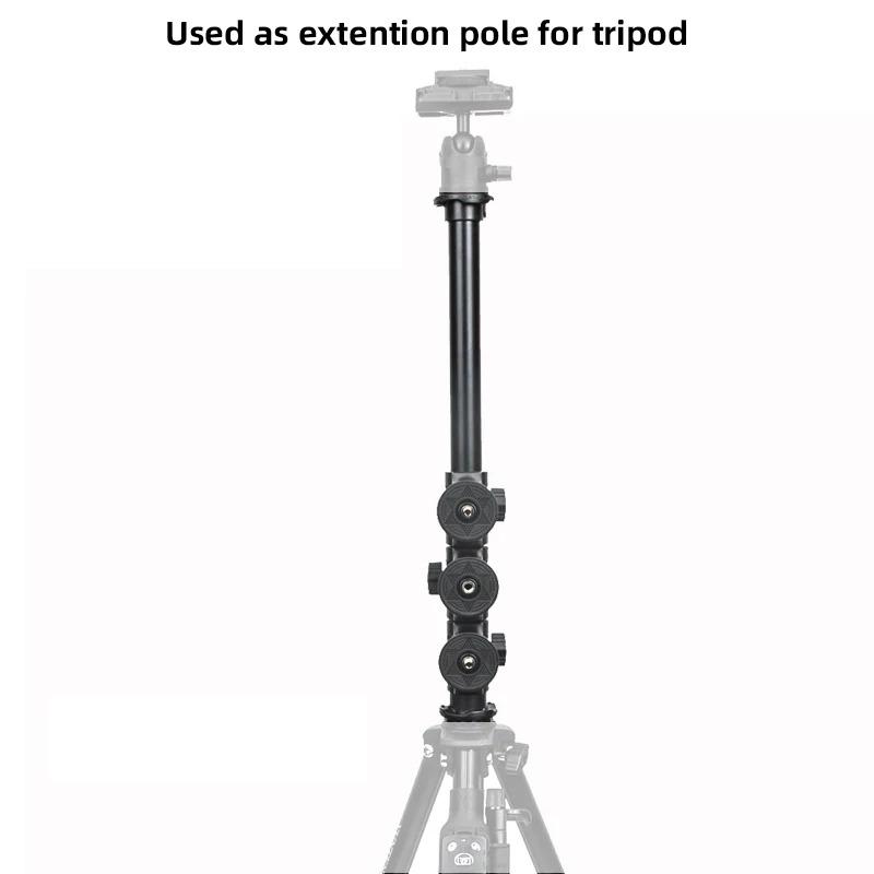 New Extension Pole Monopod Mount Holder with 1/4 inch Screw Stands for Cameras Mobile Phones LED Lamps Tripods Live Bloggers