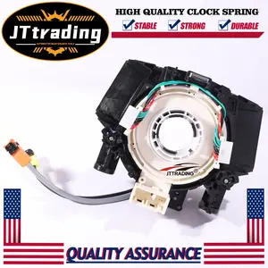 JTtrading High Quality Clock Spring Spiral Cable No Angle Sensor / No Heated Steering Wheel For Nissan Pathfinder (2006-2012) Automotive Replacement Part Replaces 25560-9CH2D /  25560-9FD8A outdoorfun