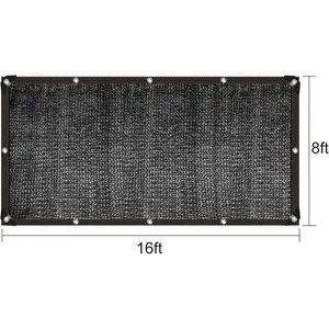 40% Shade Cloth 8ftx16ft Sunblock Shade Net Black Mesh Shade Net for Plant Greenhouse Parking Garden Yard or KennelValentine's Day, gift