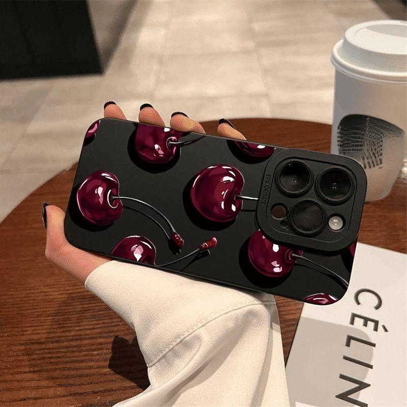 Full Screen 2D Apple Pattern Shockproof TPU Phone Case / for iPhone 17 Air / 16 Plus / 15 Pro Max / 14 Pro / 13 / 12 / 11 / Full Protection Shockproof Phone Case / Ideal as a Gift for Family or Friends / Ideal Daily Protection Accessory / MS615