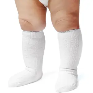 Unisex-Baby Seamless Ribbed/Cable Knit Knee High Socks (Pack of 3/6)