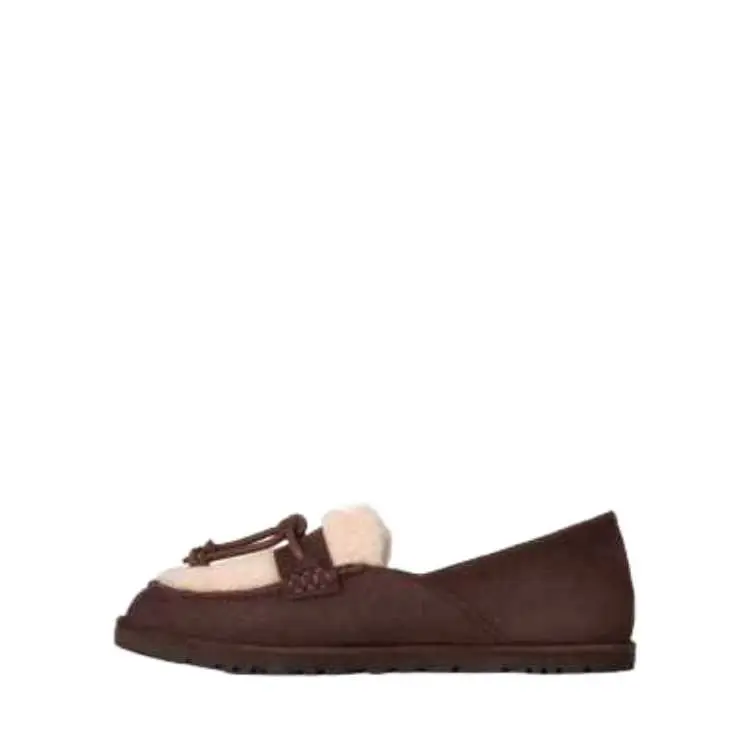 UGG Fashion Round Toe Comfortable Flat Loafers 1182151-BCDR