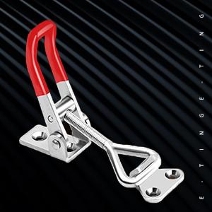 6-Pack 330Lbs Metal Toggle Latch Clamp with 24 Screws Quick Release for Tool Box Storage & Organizing High-Quality Galvanized Iron Anti-Rust Anti-Corrosion