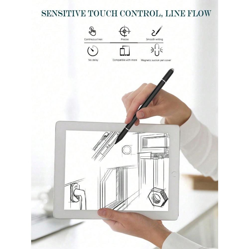 3 in 1 Stylus Pen, Portable Touch Screen Stylus Pen, Multifunctional Stylus Pen Compatible with iPad & Android & Other Tablet Phone, Touchscreen Pen