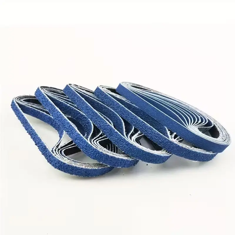 30 Pieces Blue Sandpaper Set, 533x9mm, Fine Grinding and Polishing, Compatible with Sander (60/80/120/180/240/320), 5 Sheets Per Grit