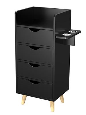 OmySalon 4-Layer Salon Storage Cabinet, Beauty Barber Salon Styling Station Organizer Equipment, Hair Stylist Station Set with 2 Hair Dryer Holders, 4 Drawers and Raised Table Legs OmySalon 4-Layer Salon Storage Cabinet, Beauty Barber Salon Styling Station Organizer Equipment, Hair Stylist Station Set with 2 Hair Dryer Holders, 4 Drawers and Raised Table Legs