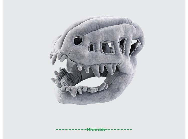Popular toys on social media: Chinese Dinosaur Park dinosaur skeleton headgear cosplay plush toy for children