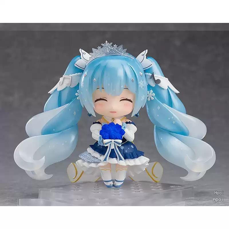 Hatsune Miku Animation Game Peripheral Toys Sakura Snow Miku Anime Action Movable Model Figures Collection NTR