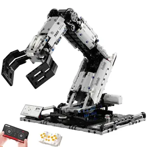 Mechanical Arm Building Kit, Remote Control and 8 Directions, Stem Educational Toy, Suitable for Ages 8-14, Adult Technical Arm Set (1029 Pieces)