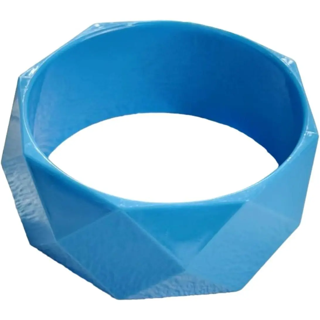 70s 80s  Wide Round Bangle Bracelets Geometric for Women  Colorful Wrap Bracelet Elegant Round  Holiday Chunky Thick Bracelet